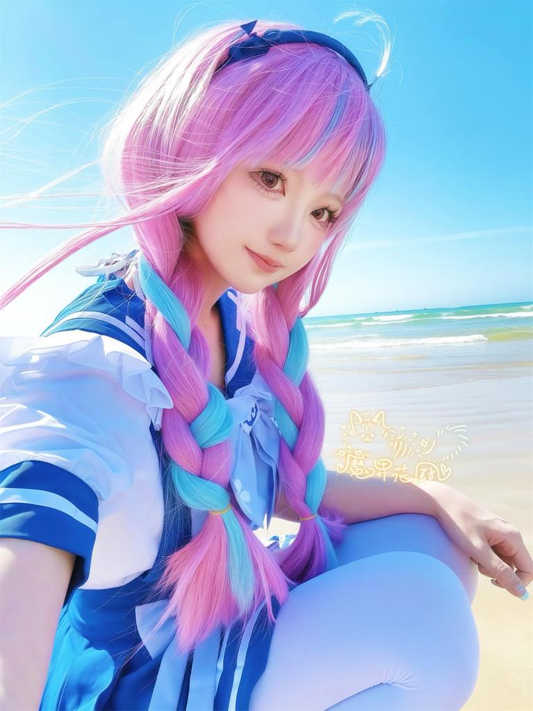 VTuber Cosplay Minato Aqua Cosplay VTuber Cosplay Minato Aqua Cosplay Daitenshi Aqua Minato Aqua Sailor Virtual YouTuber VTuber Cosplay Hololive