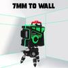3D 12 Line Laser Level Blue Green Light 360 Degree Rotation Auto Leveling Horizontal Vertical Laser Beam with 2 Battery
