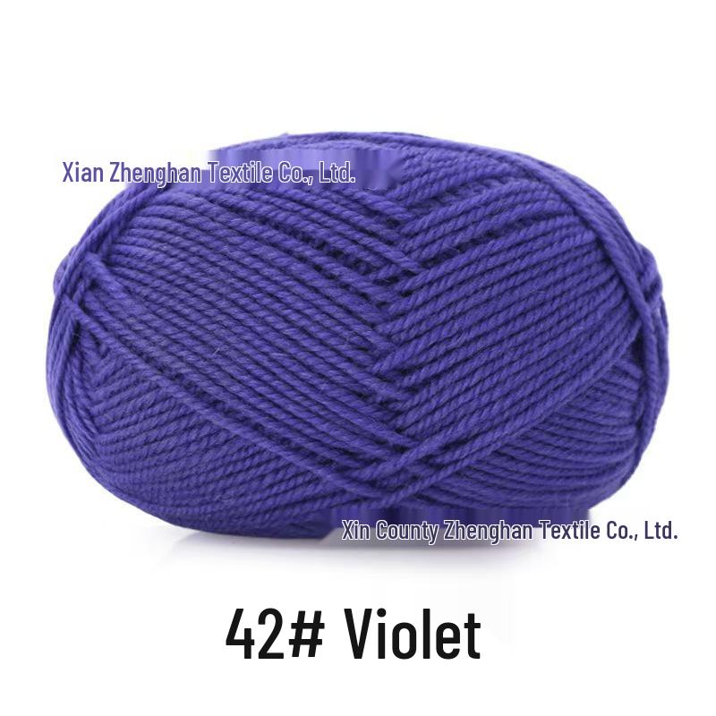 Snowy Velvet 3-Ply Medium Thick Yarn Kit: Knitting Needles, Scarf, Sweater, Baby Yarn, Crochet, DIY Material.