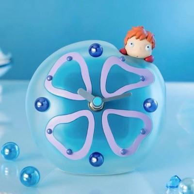 

Studio Ghibli Ponyo Jellyfish Desk Clock Figure Rare Gake no Ue