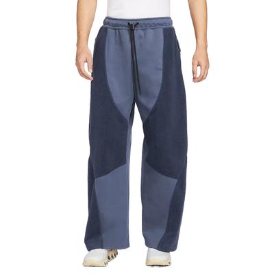 Pantalon décontracté homme bleu coupe droite modérée IB3366-437