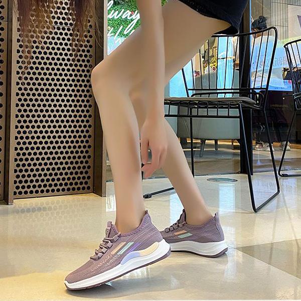 Neue Damen-Mesh-Sportschuhe, leichte, rutschfeste, atmungsaktive Damen-Wanderschuhe, Laufschuhe