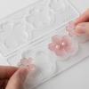 Professional Grade Transparent Nail Silicone Mold With Intricate Sakuras Detailing Manicure Mould For Creative Accessories