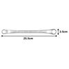 TONE Long Mechanic Combination Wrench X 14 X 17mm (45° 10°) M44-1417, (Wrench Size)