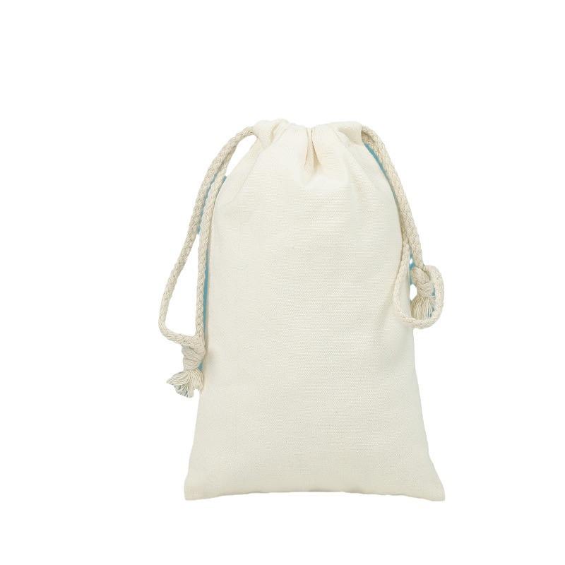 Custom Cotton Canvas Drawstring Bag for Travel and Storage