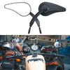 WTZMOTO Motorcycle Rearview Dual Sport Mirror with Double This Aluminum Motorcycle Mirror Is Compatible with Touring Road Street Electra Glide Ultra