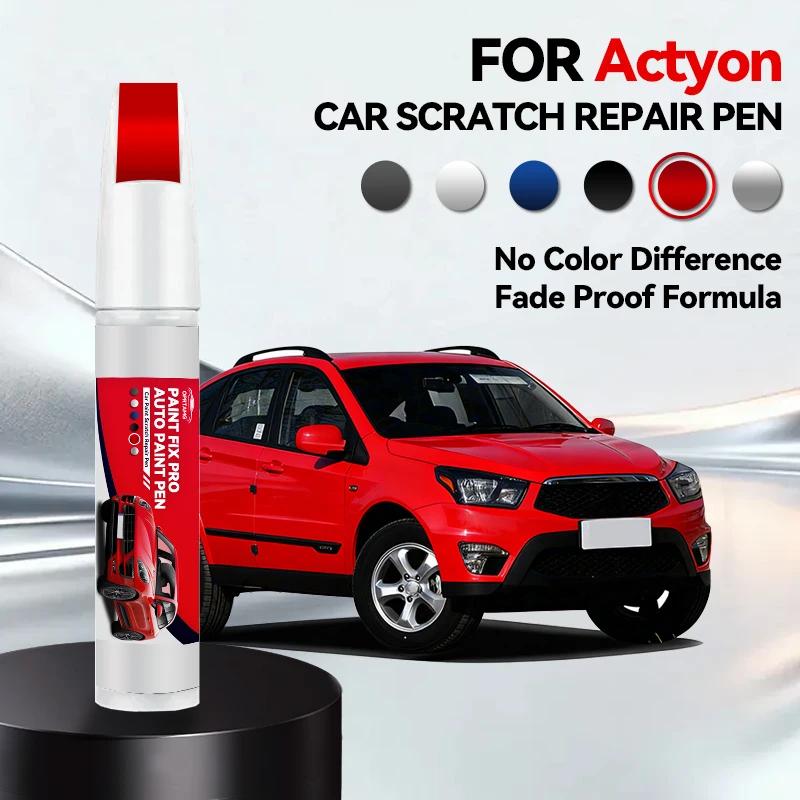

Exclusive Purpose Vehicle For KGM SsangYong Actyon Paint Repair Pen Touch Up Scratch Remover DIY Auto Accessories Grand White Ir червоний