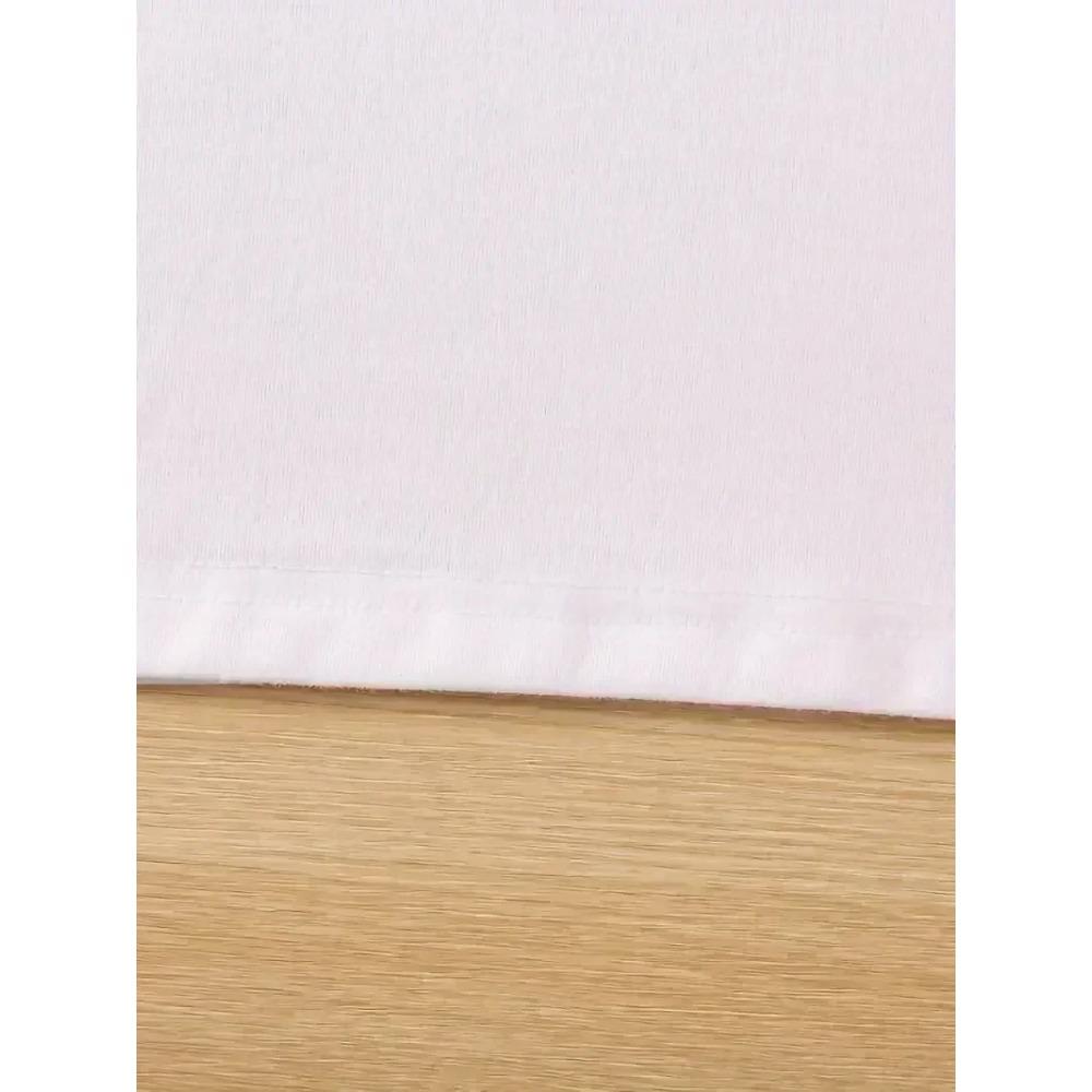 Fashion Bonjour Paris Text Print Short Sleeve Printed T Shirt Casual Clothing Women's T-Shirt Graphic Clothing Top Tee