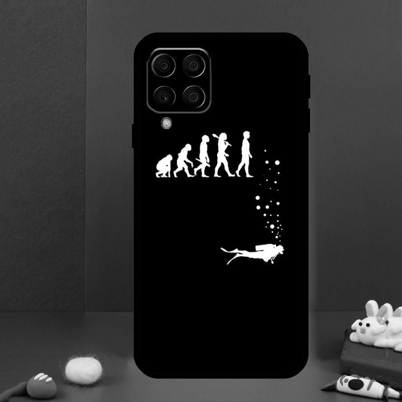 Diver Down Scuba Flag For Samsung Galaxy M31 M51 M33 M13 M23 M53 M15 M55 M14 M34 M54 M20 M30s M32 M52 Phone Case