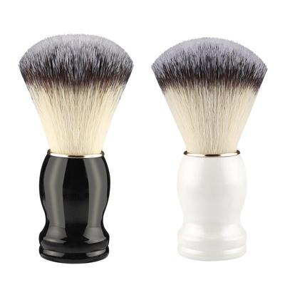 Brocha Facial de Cerdas Suaves para Hombre - Brocha Clásica Manual para Afeitar y Enjabonar para Jabón o Crema de Afeitar y Cuidado de la Barba.