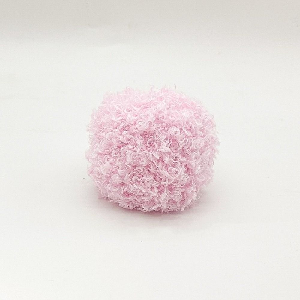 Plush Material Hand-knitting Yarn 50g Weight Circle Yarn Curled Teddy Yarn For Scarf