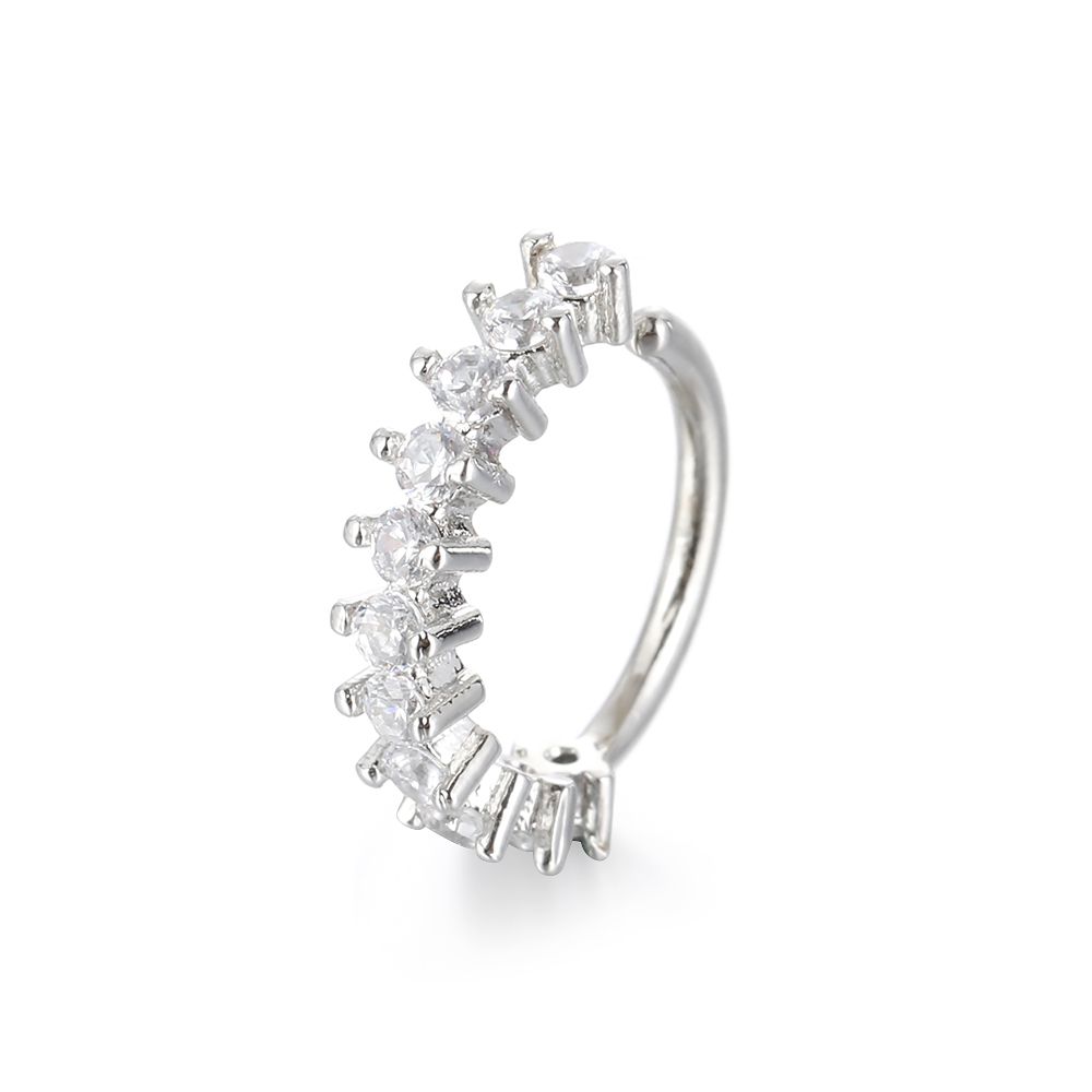 Small Body Piercing Jewelry Women Ear Studs Cartilage Helix Tragus Earrings Rhinestone