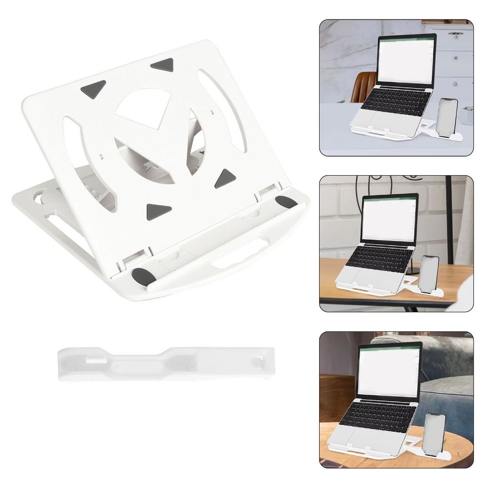 Foldable Desktop Holder With Phone Holder Ergonomic Laptop Riser  Mobile Phone Accessories