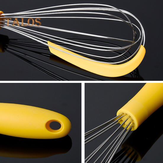 Egg Beater Hanging Hole Design Cookware BPA Free Useful Portable Whisk Egg Liquid Spatula Dessert Tool Daily Use