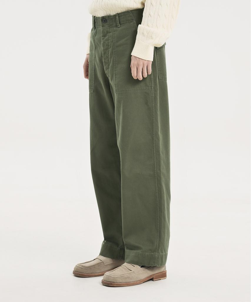 Beulaunyadeu 23Fw Fatigue Pants, Olive