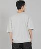 Seinteukeulu Plain R-Neck Half-Sleeve T-Shirt Rhr-896 Gray