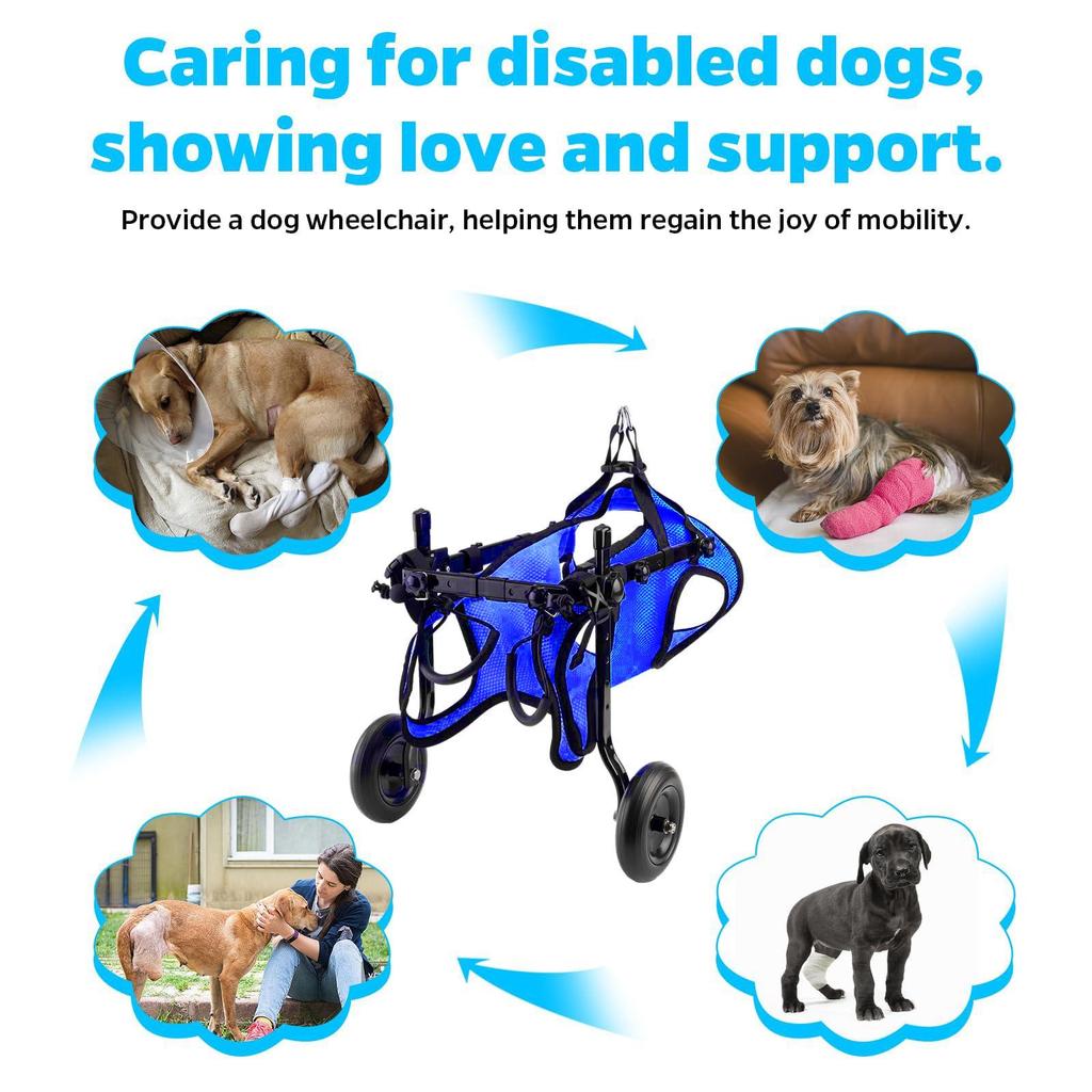Corgi Mobility Aid: Cross-Border Pet Wheelchair for Disabled or Post-Op Rehabilitation