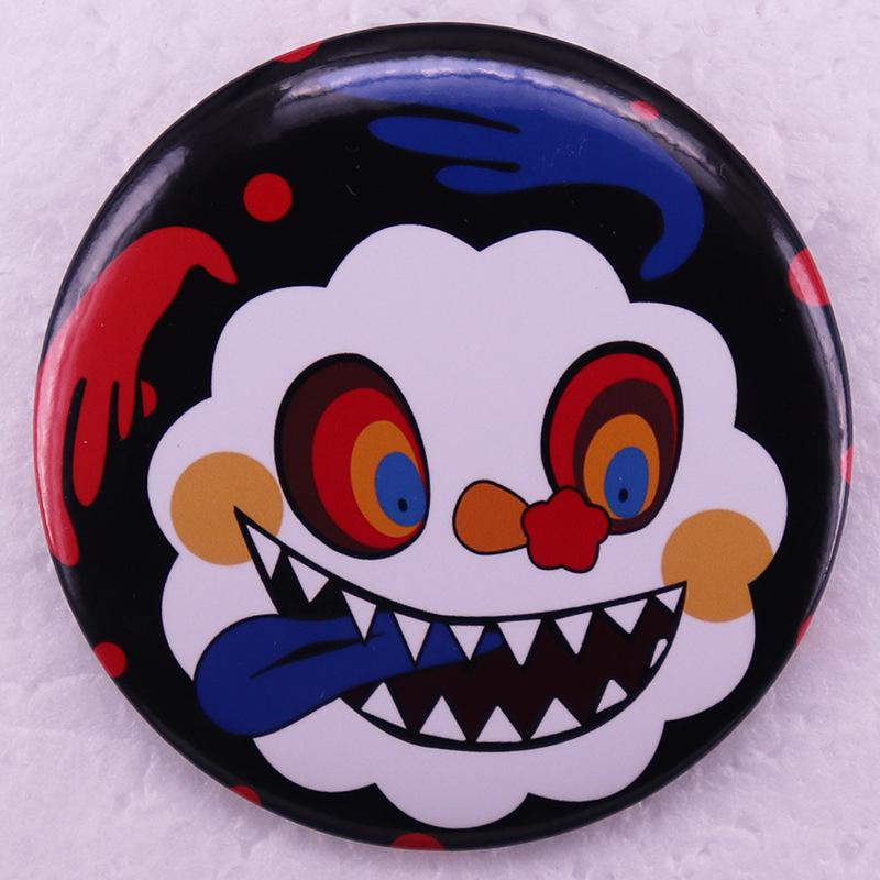 Madoka Magica Anime Girl Tin Badge Brooch