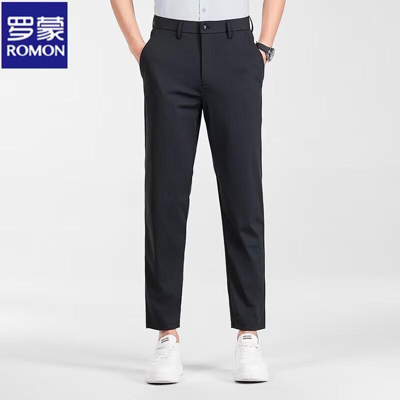 ROMON Men s Summer Thin Casual Straight Pants 31