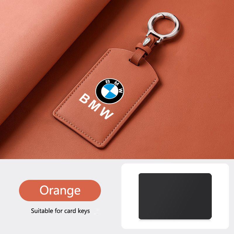 High Quality Leather Car Smart NFC Card Key Case Cover Shell For BMW M M3 M5 M4 Series X1 X3 X5 X6 X7 535le Keychain Accessories HV0