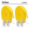 2 Paar 8 MM Breedte Elastische Schoenveters Sneakers Drukknop Veters Zonder Strikken Kinderen Volwassenen Geen Strik Schoenveters voor Schoenen Accessoires