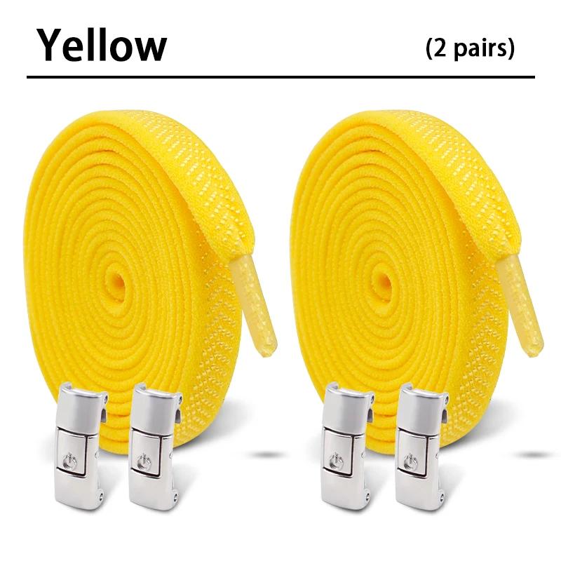 2 Paar 8 MM Breedte Elastische Schoenveters Sneakers Drukknop Veters Zonder Strikken Kinderen Volwassenen Geen Strik Schoenveters voor Schoenen Accessoires