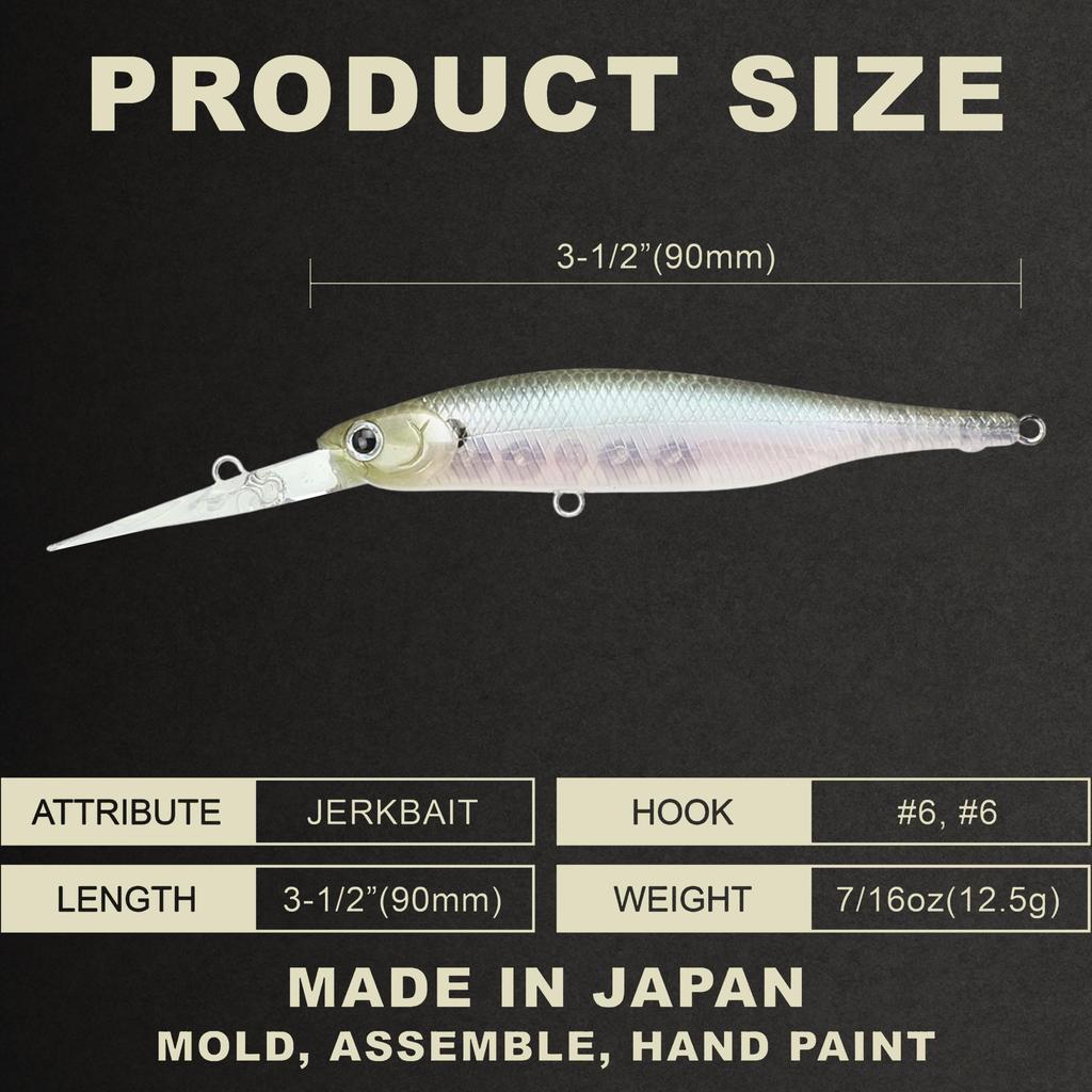 Lucky Craft USA (LUCKY CRAFT) Lightning Stacy 90SP (238 Ghost