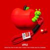 Red Apple Green Insect Wireless Headphone Cover for AirPods 4, AirPod 1/2 AirPod Pro /Pro 2 Pro 3 Bluetooth Headphone Charging Case Cover