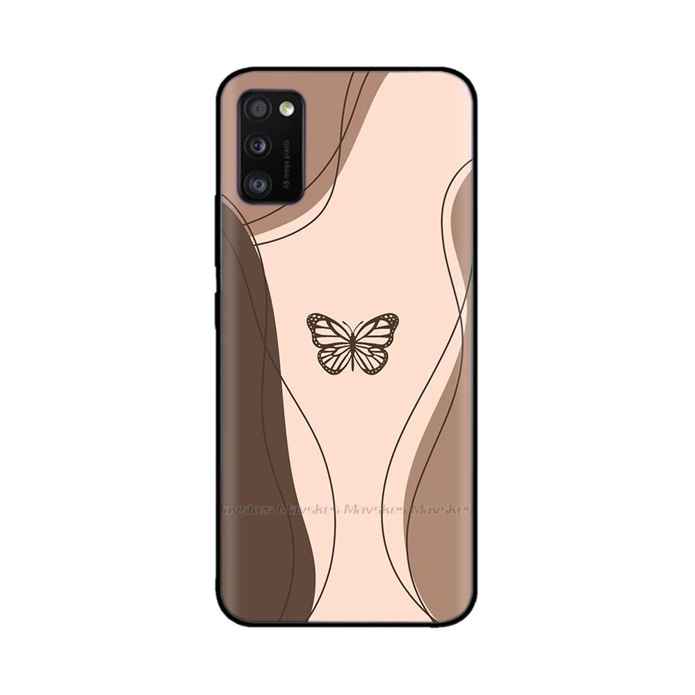 Voor Samsung Galaxy A41 Hoesje A415F Schattig Schattig Zacht Glad Vloeibaar Siliconen Volledige Bescherming Cover Voor Samsung A41 A 41 Siliconen Hoesjes