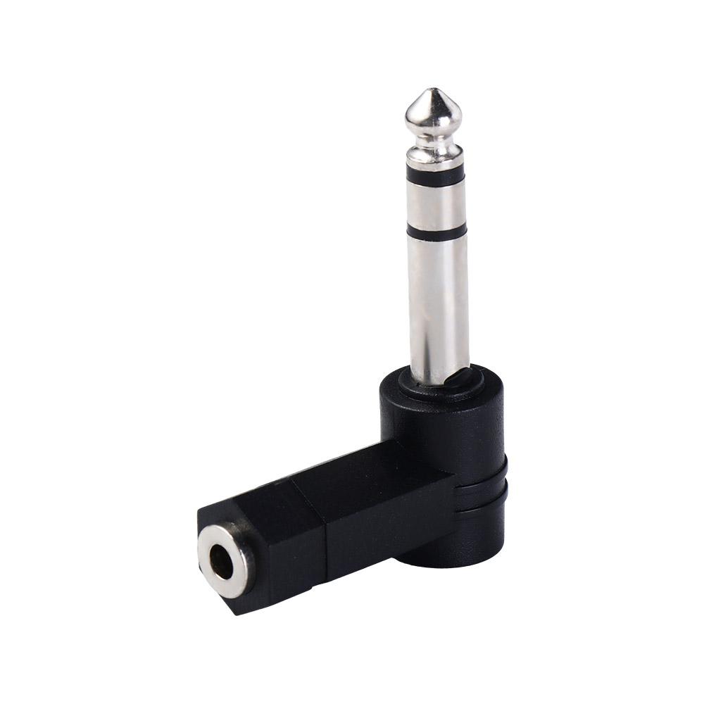 Jack Stereo Speaker 6.35mm to 3.5mm Adapter 3.5mm TRS Connector Male to Female Audio Adapter Plug