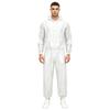 Men’s Outdoor Waterproof Suit Hooded Windbreaker Jacket Front Zipper and Sweatpants for Trail Fishing Workout Exercise