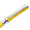 LACHIEVA LUX Popular Luxury Writing Instruments Stationery Gift Set with Swiss Crystal Clip and Premium Metal Ballpoint Pen One Black and One Yellow