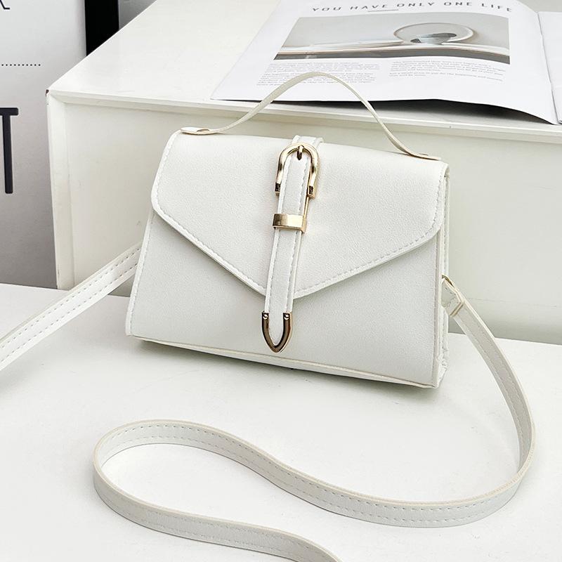 

Summer new handbag versatile small square bag fashion trend casual simple women shoulder crossbody белый