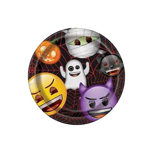 Unique Party Emoji Halloween Dinner Plate (Pack of 8)