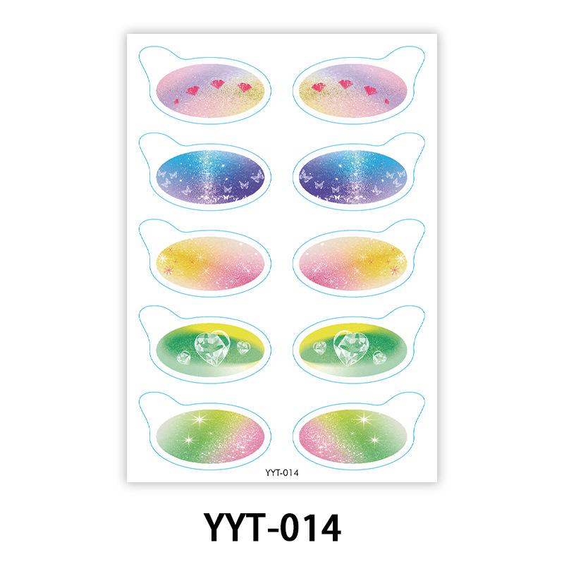 European & American Waterproof Eyeshadow Stickers Temporary Eye Makeup Tattoo
