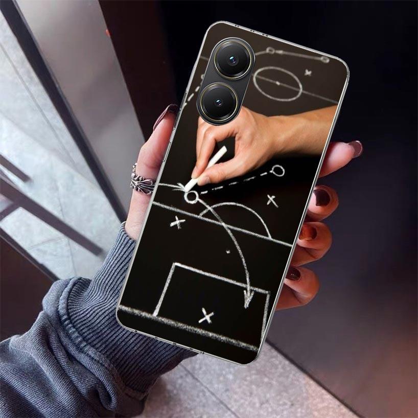 Football Soccer Tactics Time Phone Case For Xiaomi Poco X7 X6 X5 Pro F7 Ultra Redmi 15C 15 13 13C 12 12C 10 10A 10C 9 9A 9C 9T S