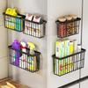 Wielofunkcyjny kuchenny regał boczny na lodówkę - Bez wiercenia, wiszące przechowywanie na przyprawy