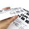 WDC5   New Car 3D ABS Letters Badge SPORT HSE Emblem for SUV Series Rear Trunk Tail Styling Sticker Accessories