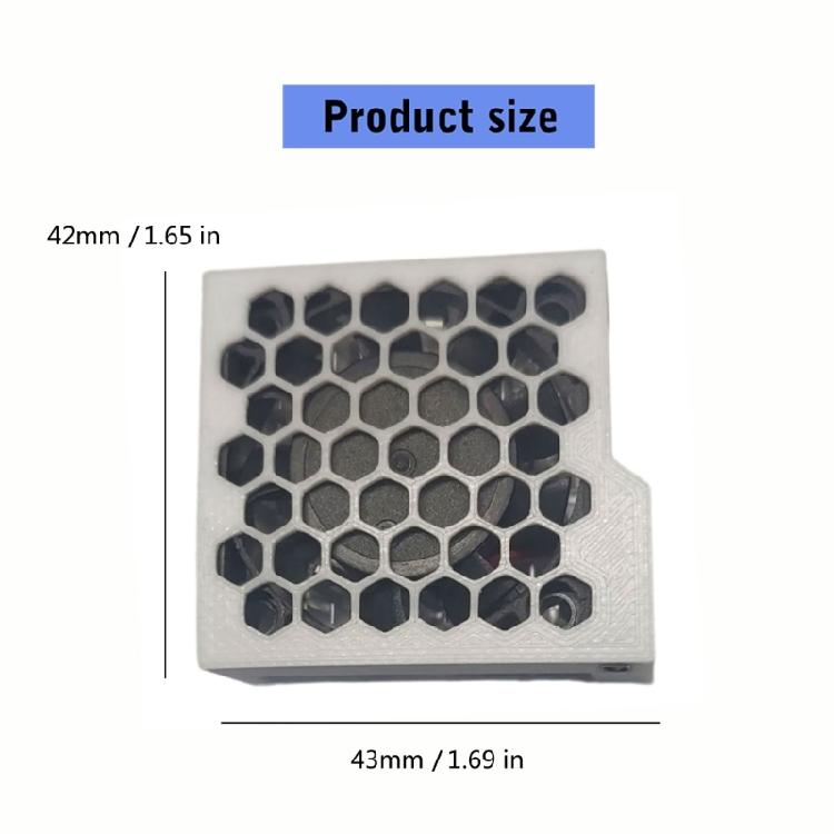 Phone Tablet Cooling Fan Radiator Honeycomb Pattern Low Noise Cooling System Semiconductor Magnetic Heat Sink Portable