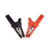 2Pcs 55mm for Crocodile Clamp Probe Alligator Clip Alligator DIY Clips Test Probe Socket Cable Insulated Electric Clips