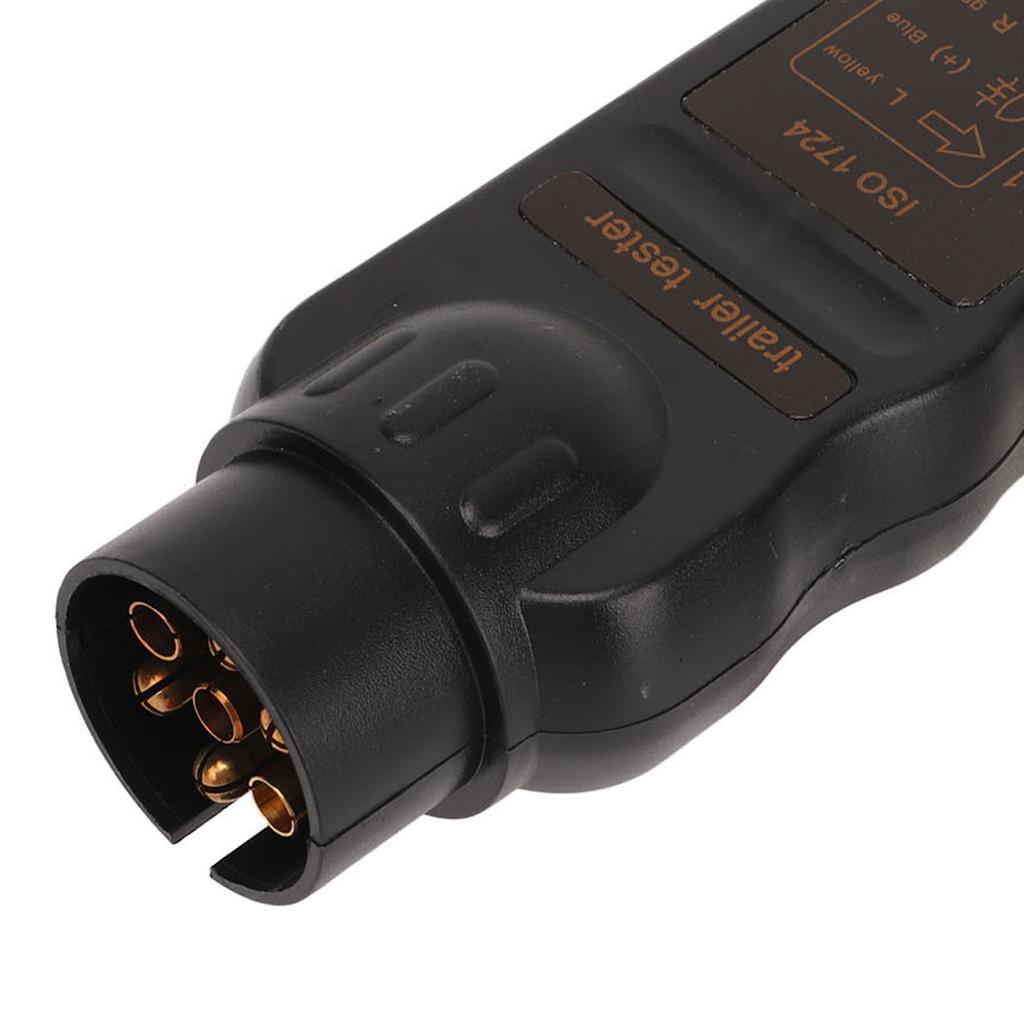 Trailer Socket Tester 7 Pin Electrical Tow Bar Wiring Circuit Light Test Tool for Truck RV