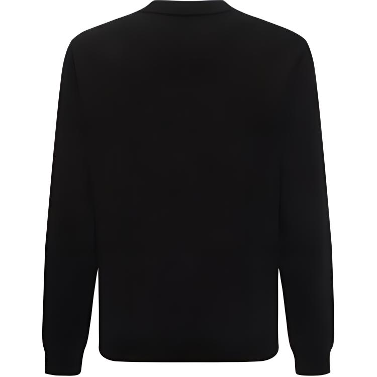 Reebok Solid Color Crew Neck Pullover Sweatshirt Unisex Sweatshirt Black 23FRC301UGH0