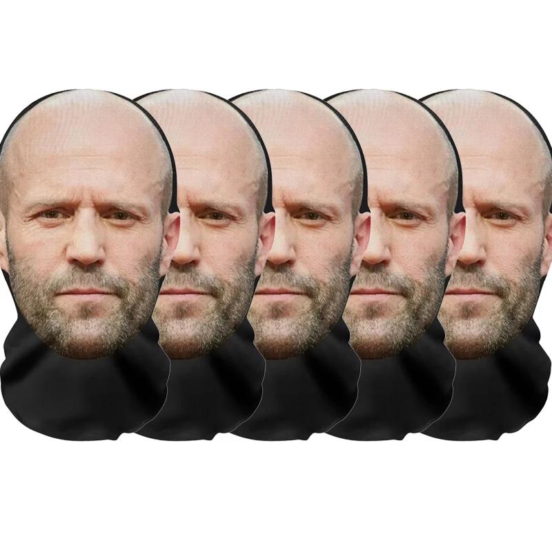 1/2/5 stuks Grappige 3D Elastische Realistische Beroemdheid Maskers Gevisualiseerde Maskers Volledig Gezicht Cosplay Balaclava Halloween Feest Attributen Hoesjes