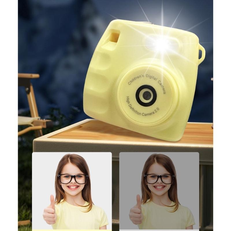 Kinder Mini Kamera 2 Zoll Display USB-Aufladung Mit Lustigen Filtern Und Stickern Für Outdoor-Aktivitäten Automatische Abschaltung