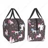 Lunch Bag Waterproof Insulated Canvas Cooler Bag Thermal Cold Food Picnic Travel Tote for Women Children