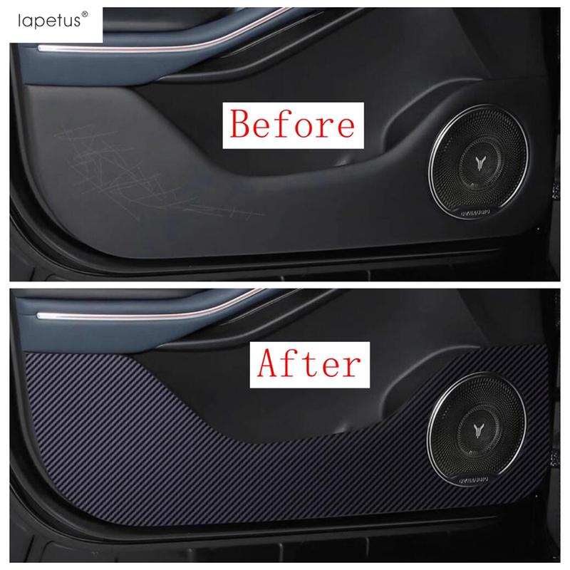Car Door Anti Kick Pad Side Edge Film Protection Carbon Fiber Stickers Accessories Interior For Dongfeng Voyah Free  - 2024