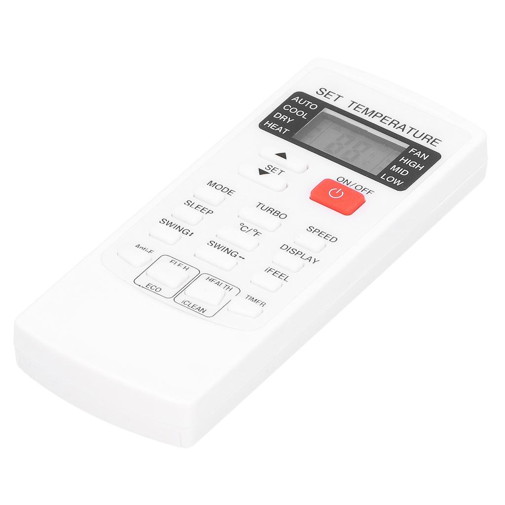 ABS Air Conditioner Remote Control Replacement Accessory Fit for AUX YKRH 102E White