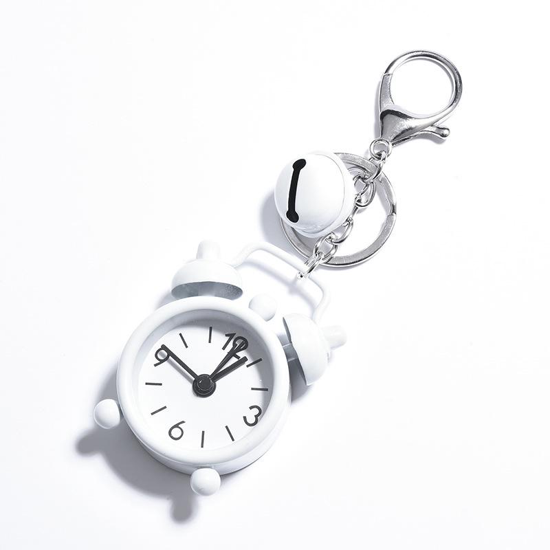 Mini Alarm Clock Keychain: Creative Ornament & Charm for Car, Bag, or Couple Gift