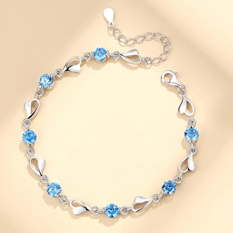 925  Silver Bracelets For Women Korean Designer Luxury XO Shape Adjustable Chain Bracelet Party Wedding Jewelry Gifts
