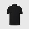 Men's Contrasting Color Short-Sleeved Polo Shirt
